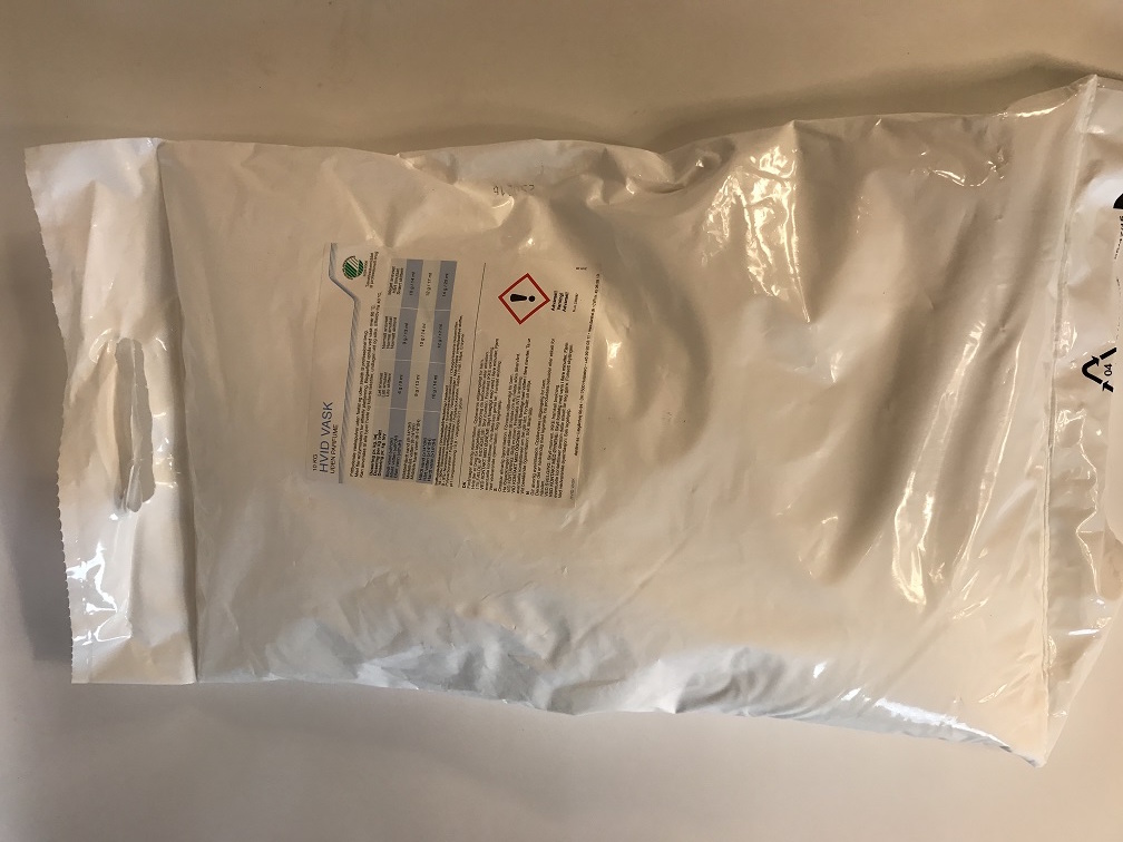 Vaskepulver uden Las, Fosfat & Optisk hvidt