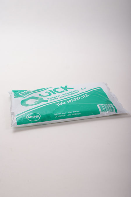 Plast engangshandske