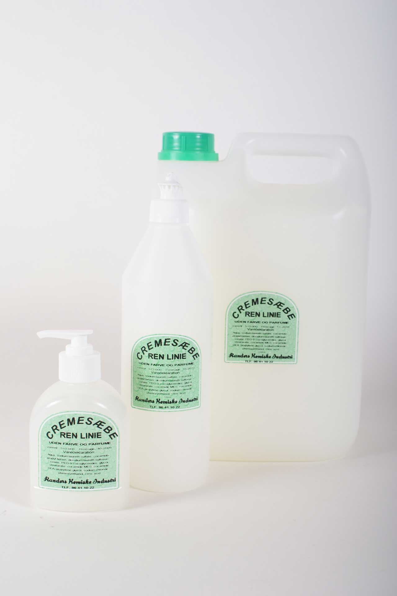 Creme sæbe u/farve og parfume