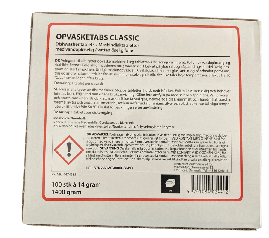 Granat Opvasketabs